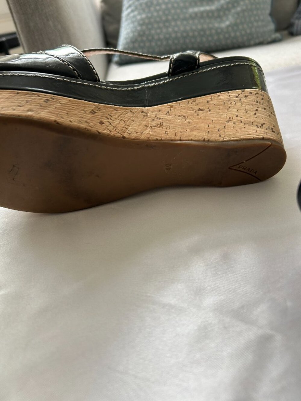 Vintage Prada Cork Platform Sandals – Size 40 – Like New - Picture 8 of 10